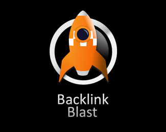 Back Link Blast Logo Design