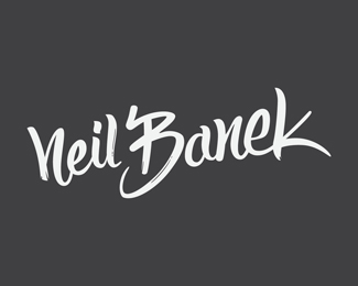 Neil Banek Handdrawn Logotype
