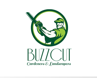 Buzz Cut Gardeners and Landscapers Logo