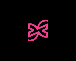 X butterfly logo
