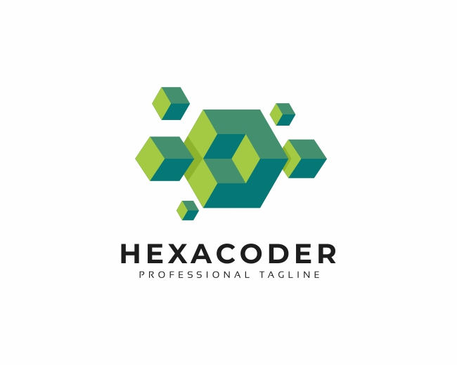 Hexagon Abstract 3D Logo