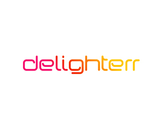 Delighterr word mark / logotype / logo design