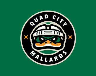Quad City Mallards Alternate Logo (2011)
