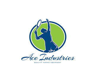 Ace Industries Tennis Equipments Logo