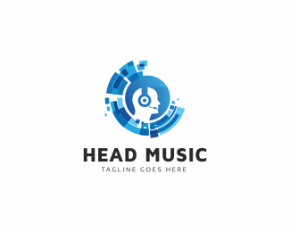 Head Virtual Logo