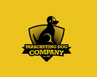 Parachuting Dog
