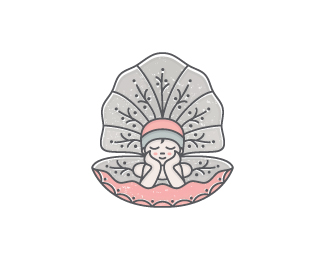 Baby In A Seashell Logo