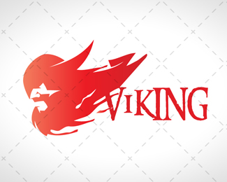 Modern Viking Logo For Sale