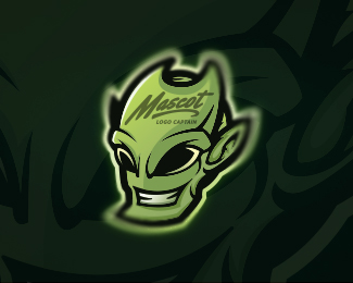 Wicked Alien Mascot Logo