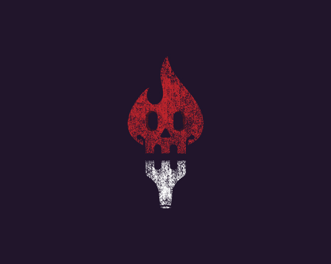 Skull Torch Logo