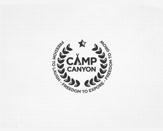 camp logo logopond canyon inspiration brand