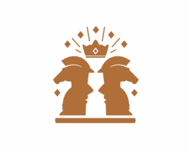 Horse King Negaive Logo