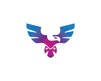 Minimalist Eagle Bird Logo