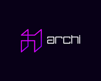 Archi architecture logo design