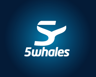 5 whales logo