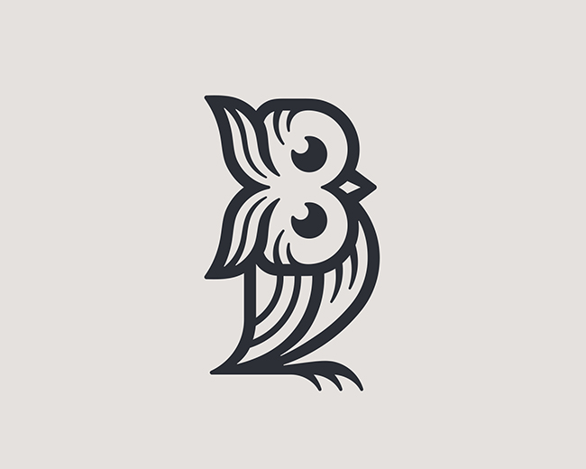 B Owl 📌 Logo for Sale
