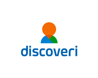 Discoveri, location app logo design