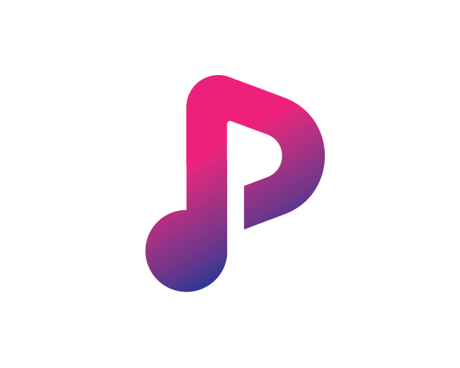 Letter P Music Note
