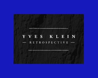 Ives Klein Retrospective Exhibition