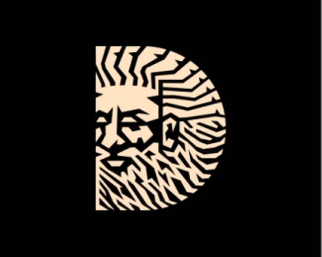D Monogram Man Logo