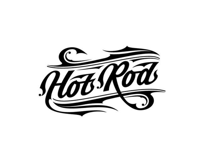 Hot Rod Oil Beer - Lettering