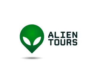 Alien Tours logo design
