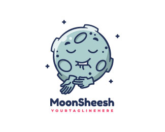 Moon With Sheesh Pose Logo