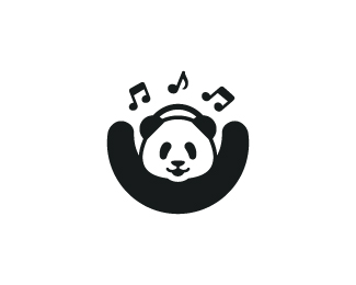 Panda + Headphone