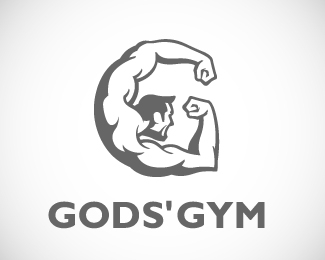God's Gym logo design