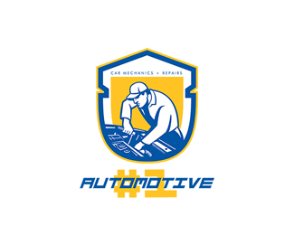 Automotive Car Mechanics and Repairs Logo