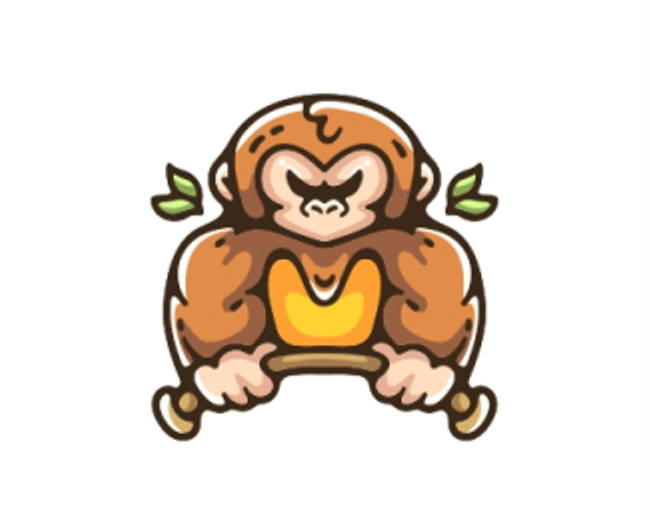 M Monkey Muscle Logo