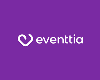 Eventtia, events creative technology, logo design