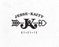 Jesse & Kaity wedding monogram