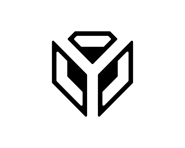 Letter VY YV Diamond Logo
