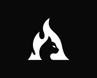 A Flame Cat Monogram