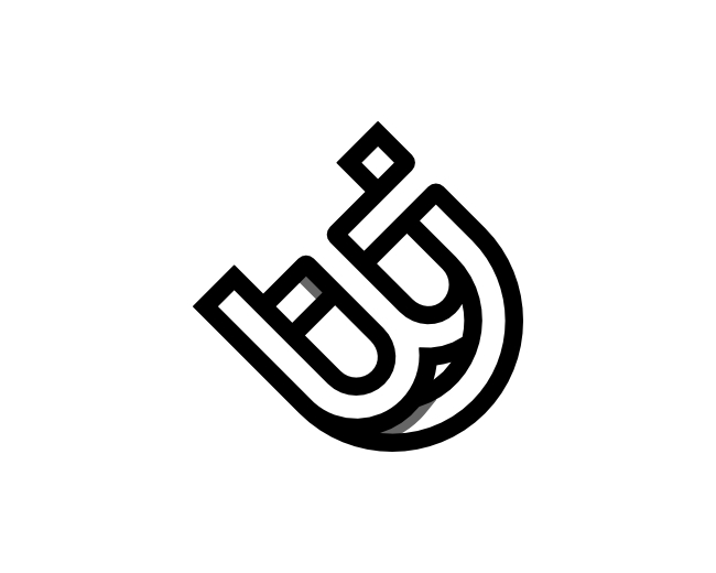 UB Or BU Letter Logo