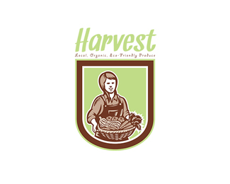 Harvest Local Organic Produce Logo