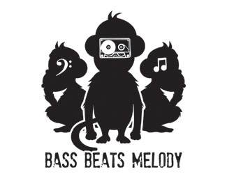 bass beats melody