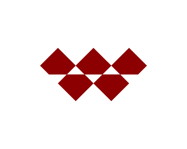 Letter W Diamond Logo // For Sale