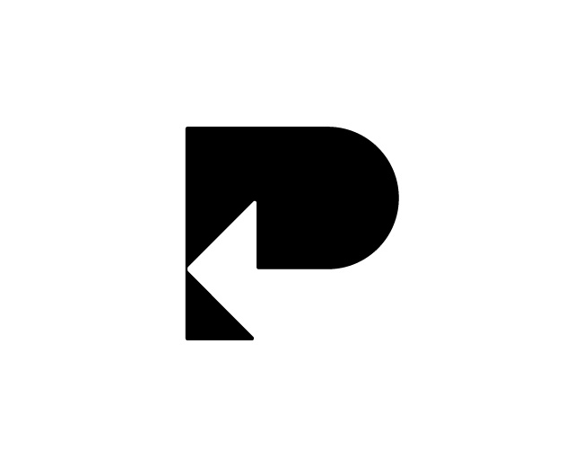 Abstract Letter P Logo Design // For Sale