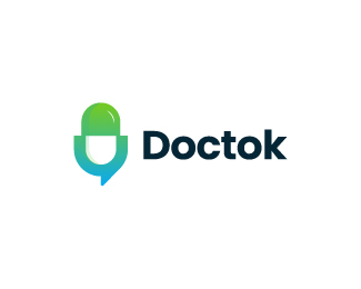 Doctok app Logo design