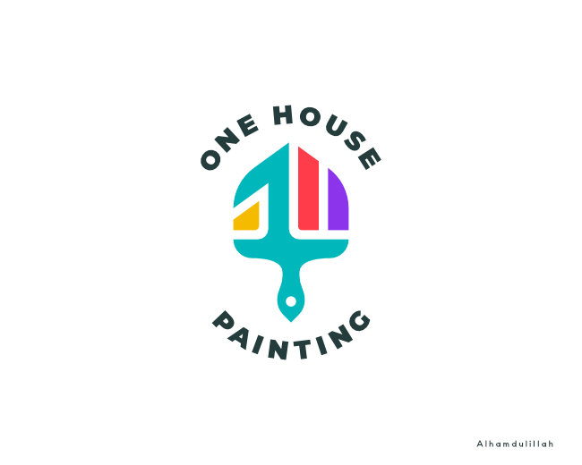 One House Painting Logo
