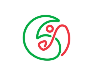 Golf Club Abstract Logo Design