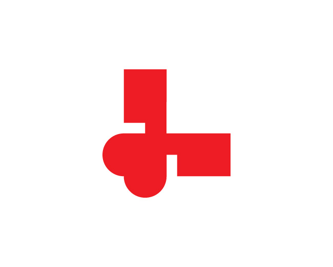 Letter L Love Logo Design // For Sale