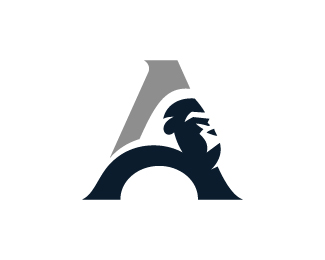 Gorilla Letter A Logo