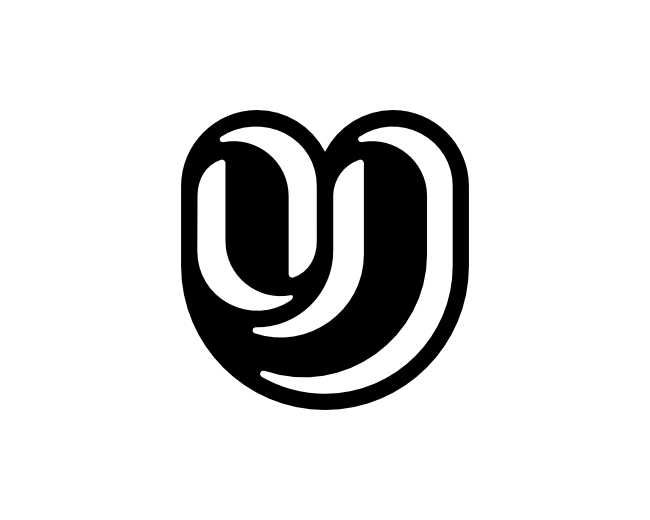 Letter U Geometric Logo