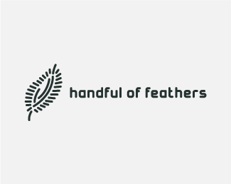handful of feathers