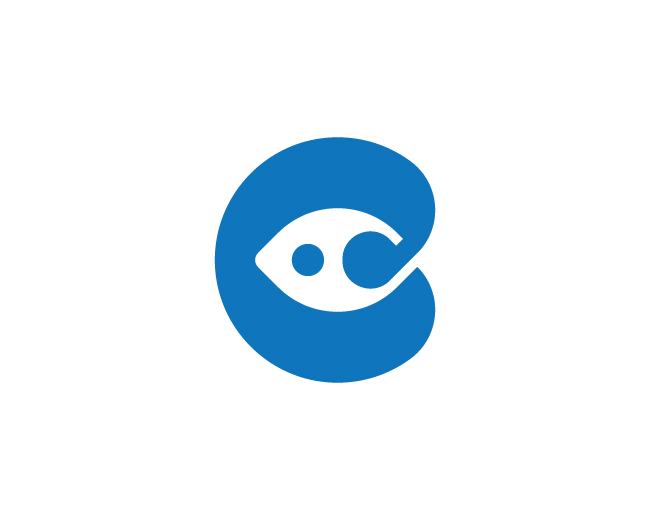 Modern C Fish Logo