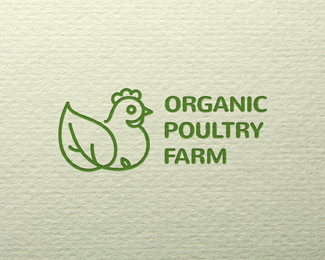 Set of poultry farm logo emblem chicken turkey Vector Image