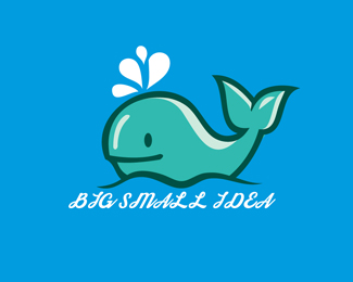 Cute Whale Logo